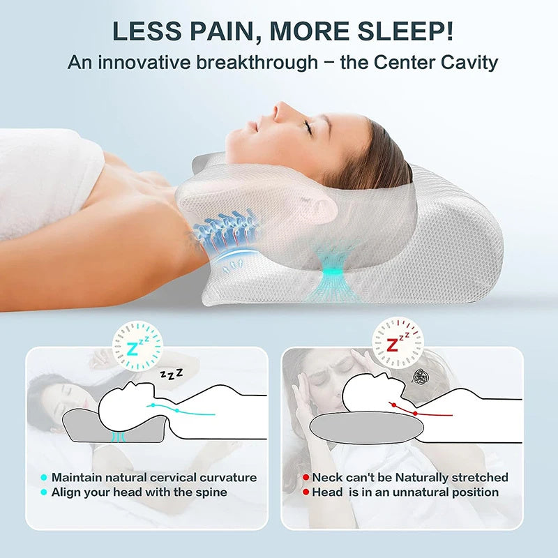 PosturePro™ Pillow - Memory Foam Cervical Pillow